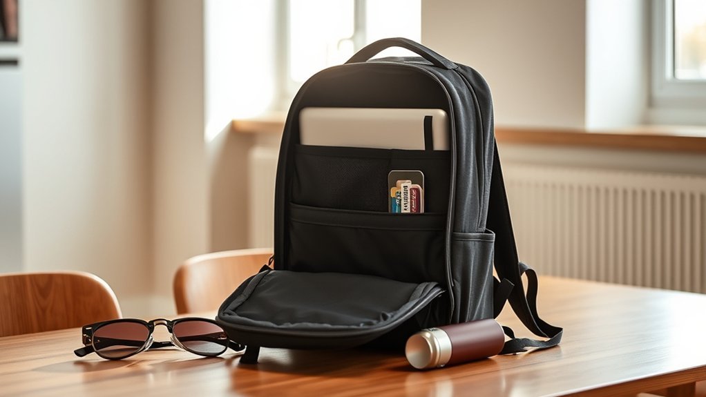 essential organizational backpack features
