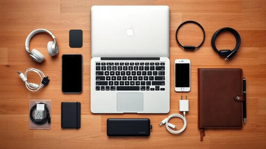 essential technology packed for digital nomad travel