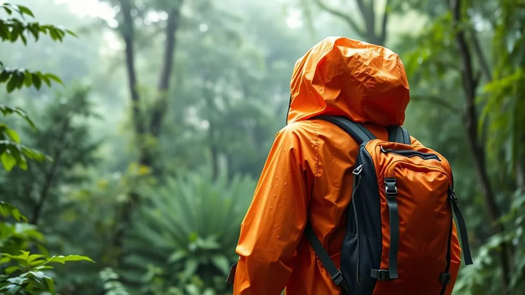 How to Use a Rain Cover for Backpack: Easy Steps & Pro Tips Hiker protecting a packed backpack with a fitted rain cover