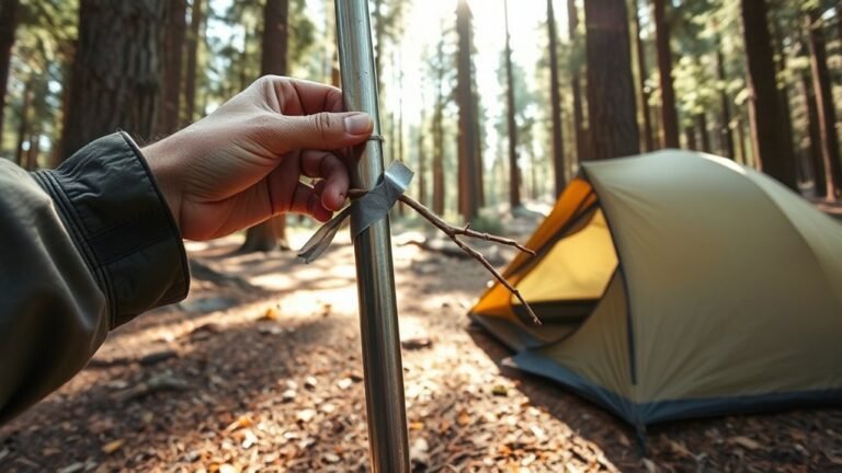 field tent pole repairs