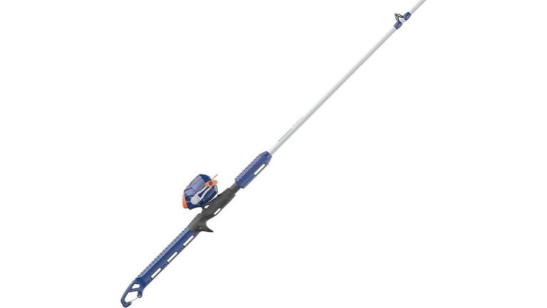 fishing reel and rod