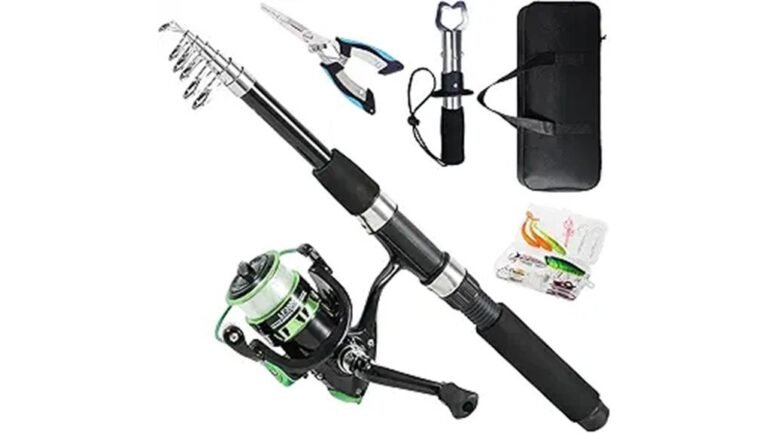 fishing rod and reel
