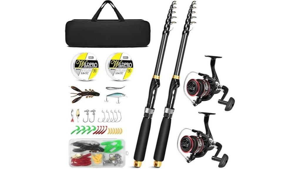 fishing rod and reel