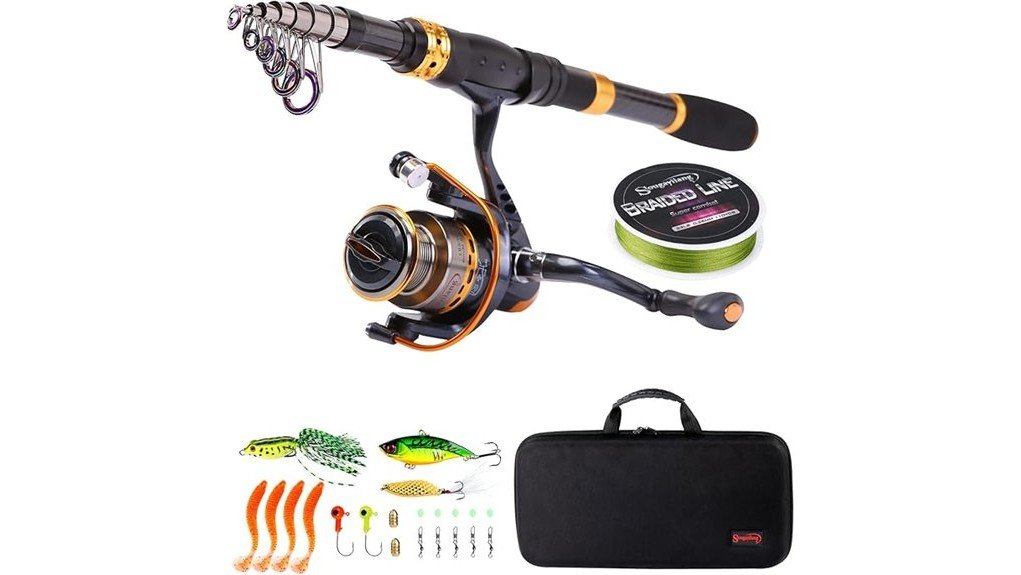 fishing rod reel combos