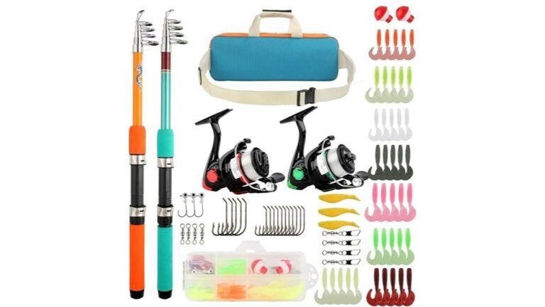 fishing rod reel set