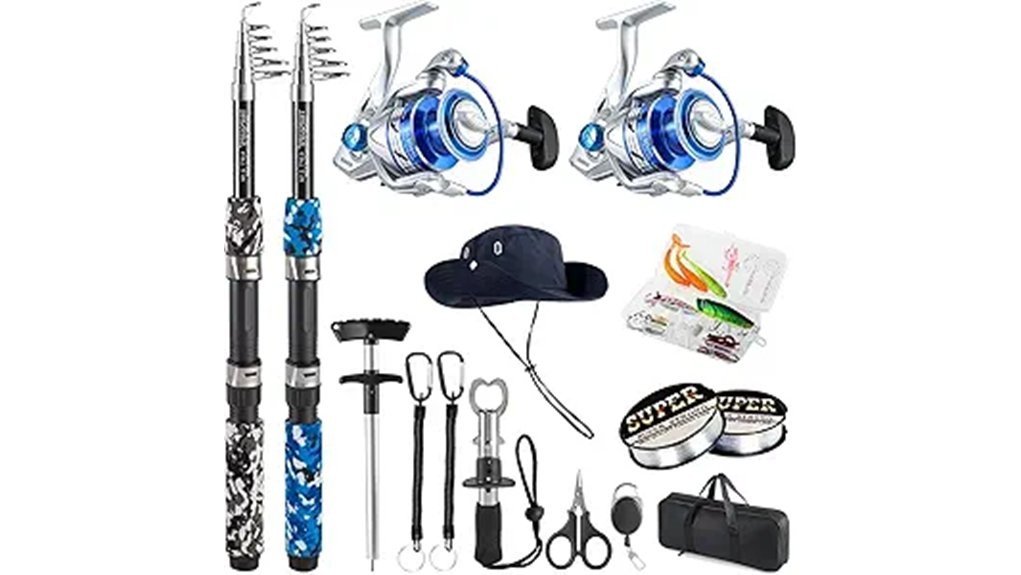 Fishing Pole Combo Review: Perfect for Beginners ideal for novice anglers