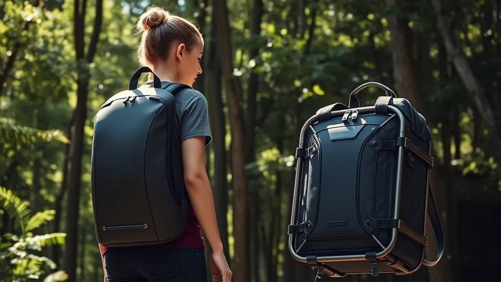 Internal Frame Vs External Frame Backpack: Key Differences modern backpack designs using lightweight frames ventilation and recycled materials