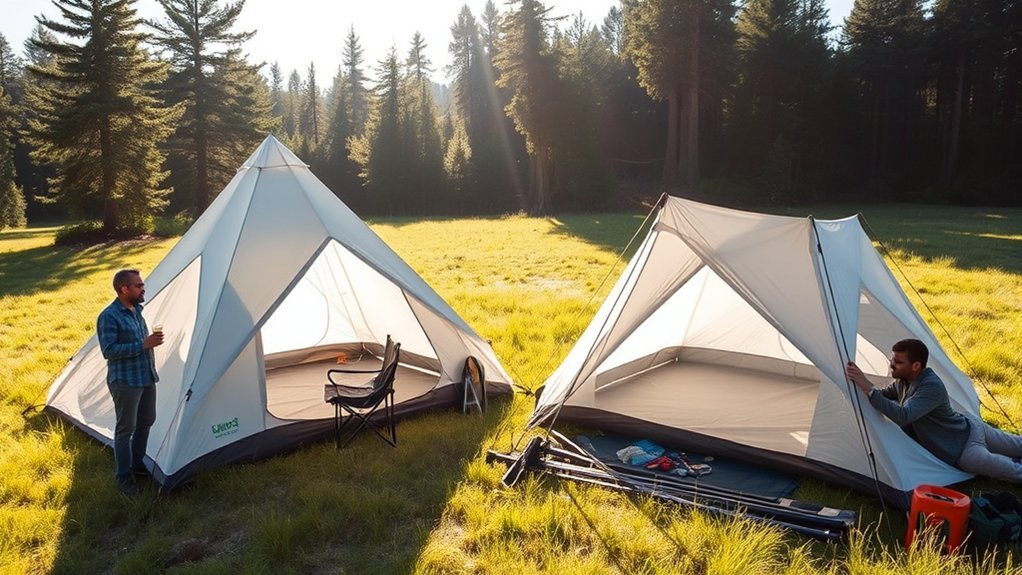 instant tents save time