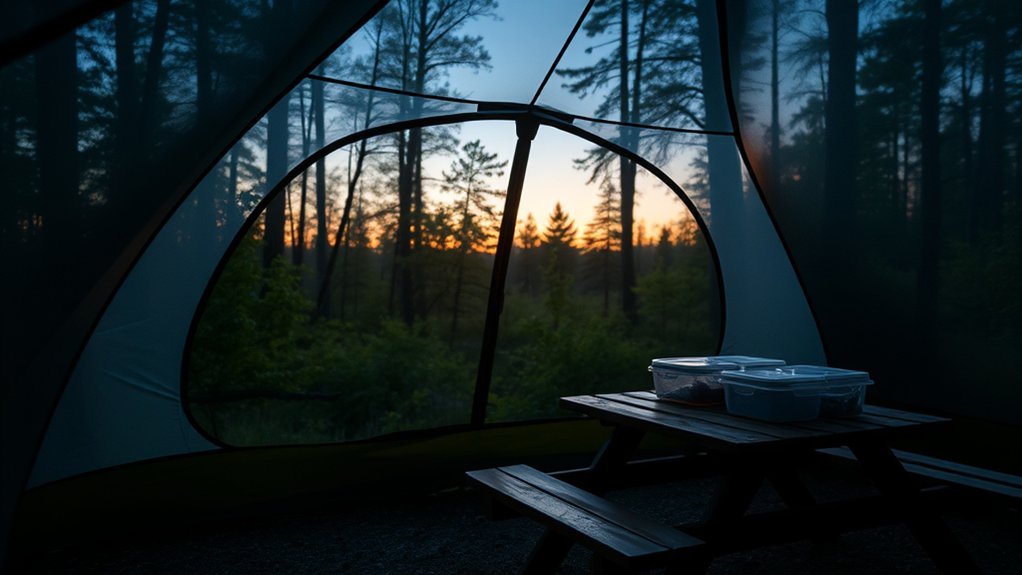 keep campsite clean bug free