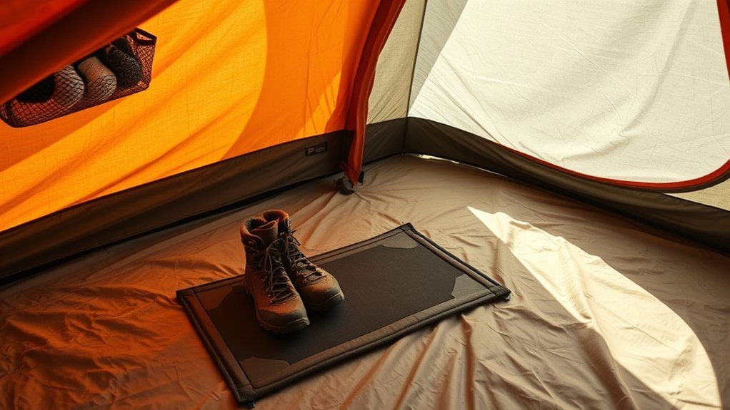 Where to Put Boots in a Tent (Without Getting Everything Dirty) keep tent clean and organized