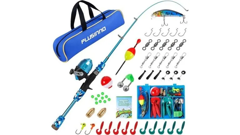 PLUSINNO Kids Fishing Pole Review kids fishing pole review