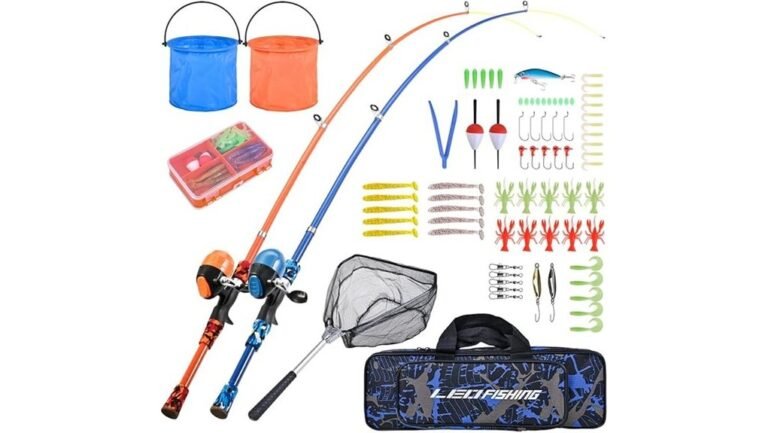LEOFISHING Portable Kids Fishing Rod Set Review kids fishing rod set