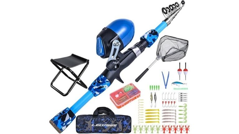 kids fishing rod set