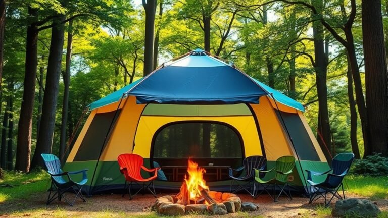 large group camping tents