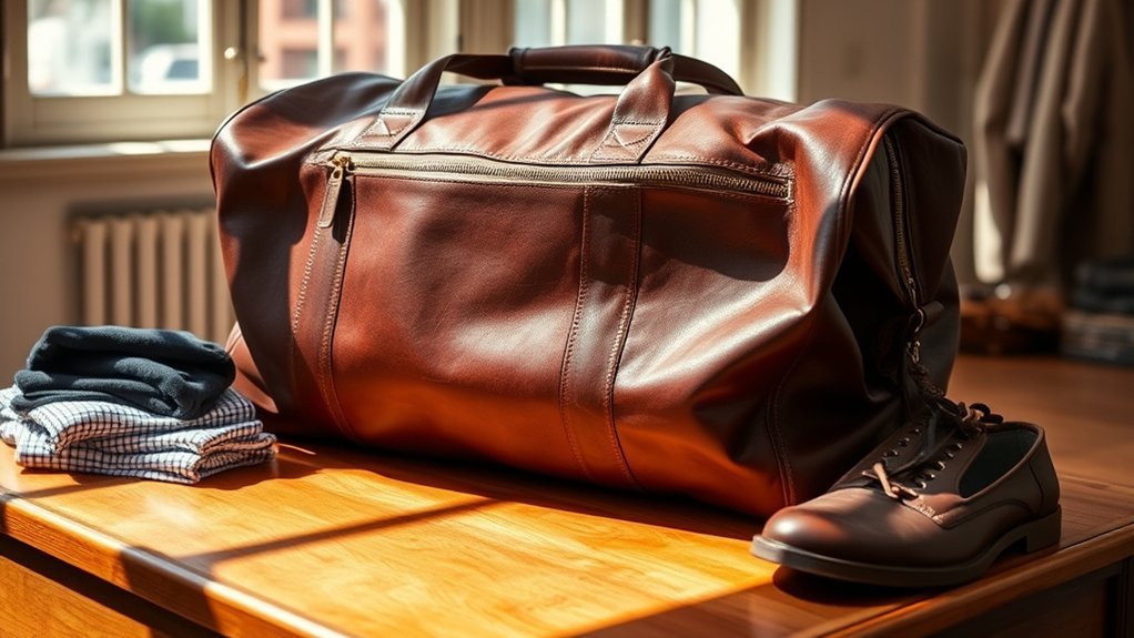 leather duffel bag considerations