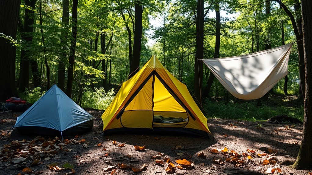 lightweight compact bivy shelters