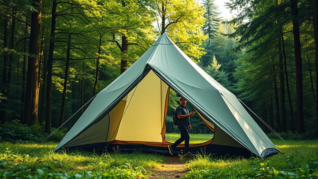 lightweight trekking pole tents