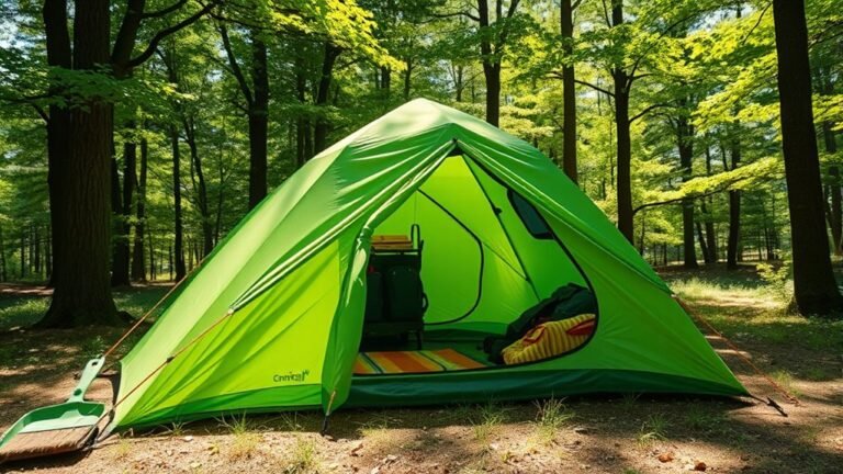 maintain tent cleanliness easily