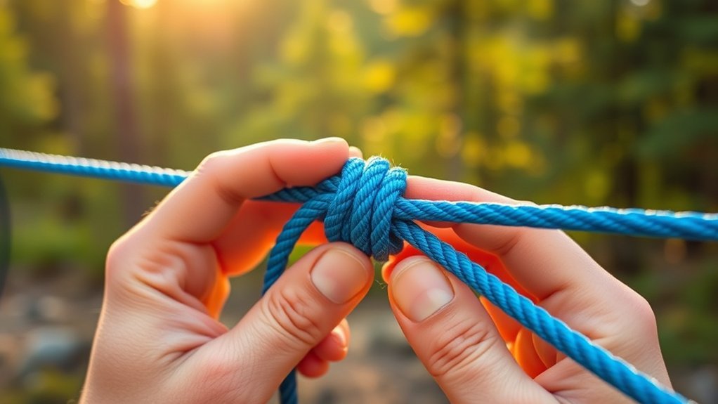 maintain tent guy line tension