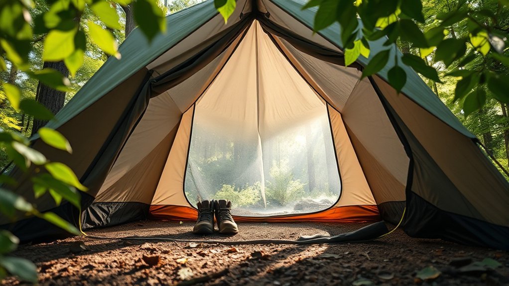 maximize tent vestibule functionality