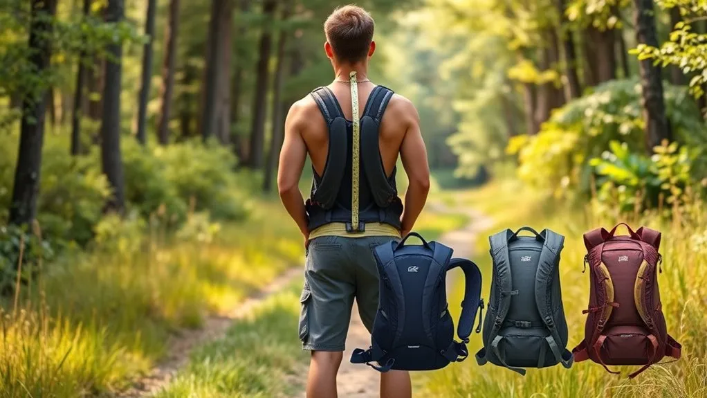 Backpack Sizing for Tall People: Quick Guide & Helpful Tips Person measuring backpack torso length from the C7 vertebra to the iliac crest