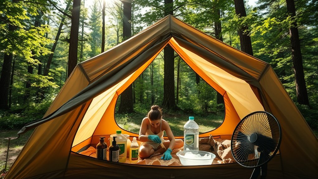 mildew prevention for tents