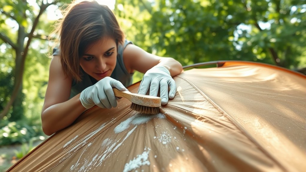 How to Remove Mold From a Tent Safely mold removal scrubbing techniques