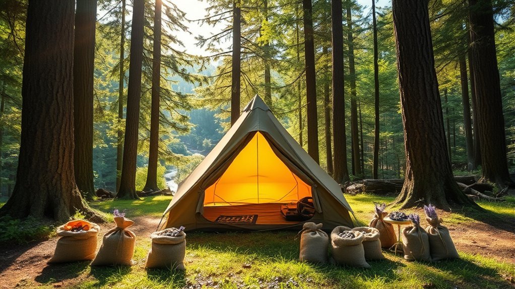 How to Minimize Camp Smells Near Your Tent natural tent odor solutions