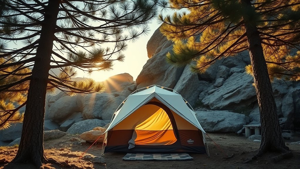 Best Tent Orientation for Wind: Where to Point the Door natural windbreaks for shelter