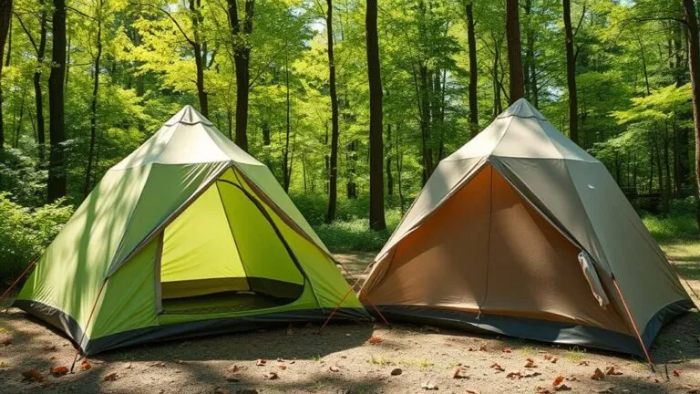 nylon or polyester tents