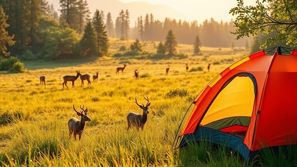 observe wildlife safely distanced