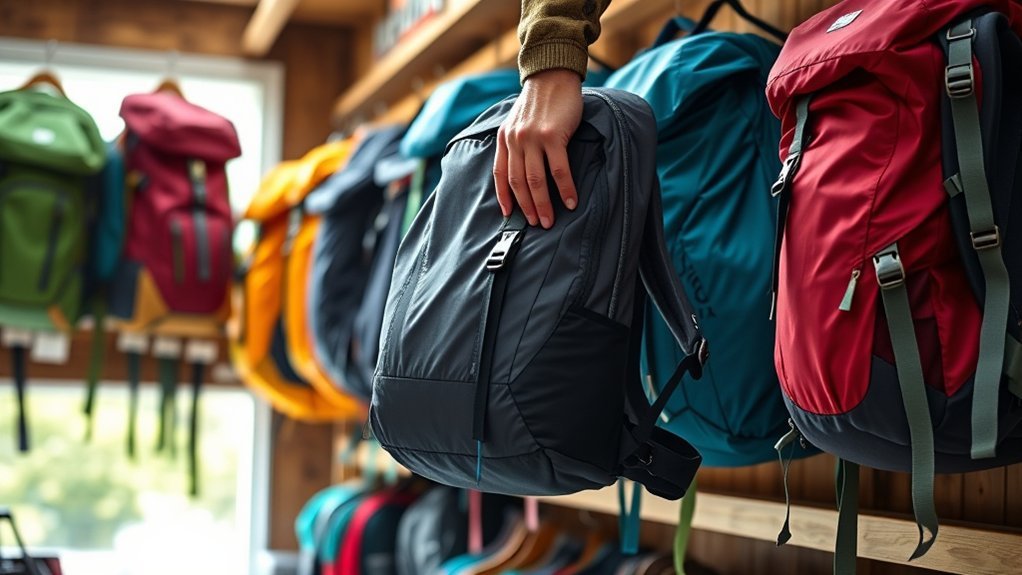 optimal backpack capacity selection