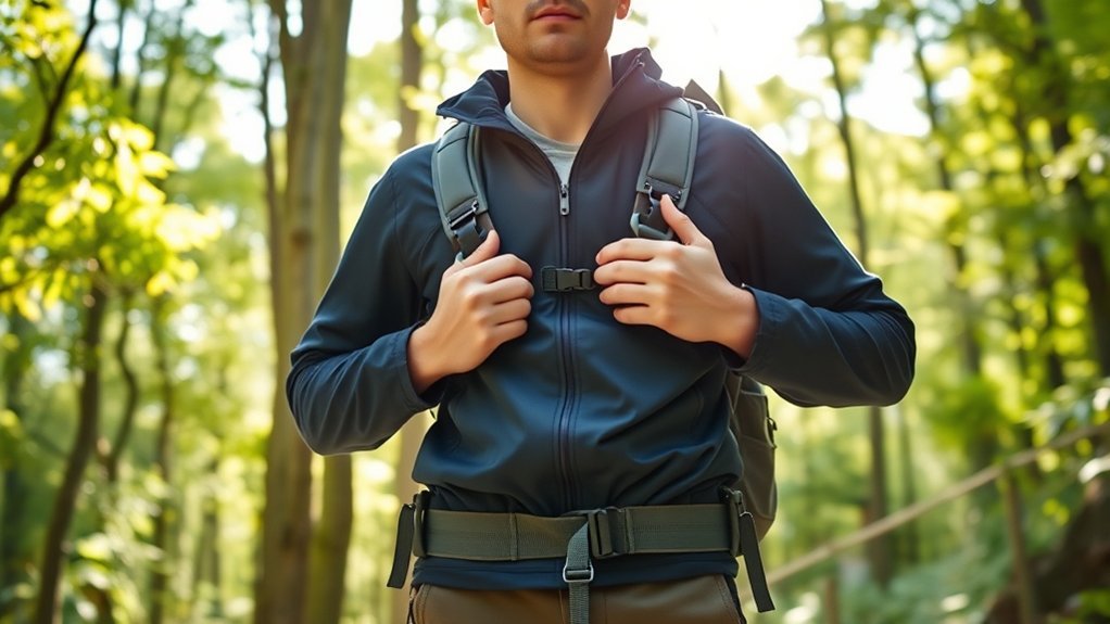 How to Fit a Backpack Properly: Easy Steps & Pro Tips Hiker adjusting the hip belt shoulder straps and load lifters for a proper backpack fit