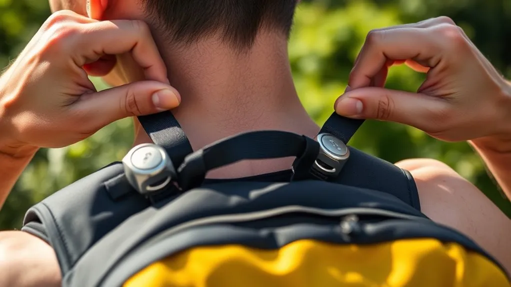 How to Adjust Backpack Straps: Easy Steps & Pro Tips Hiker tightening backpack shoulder straps after securing the hip belt
