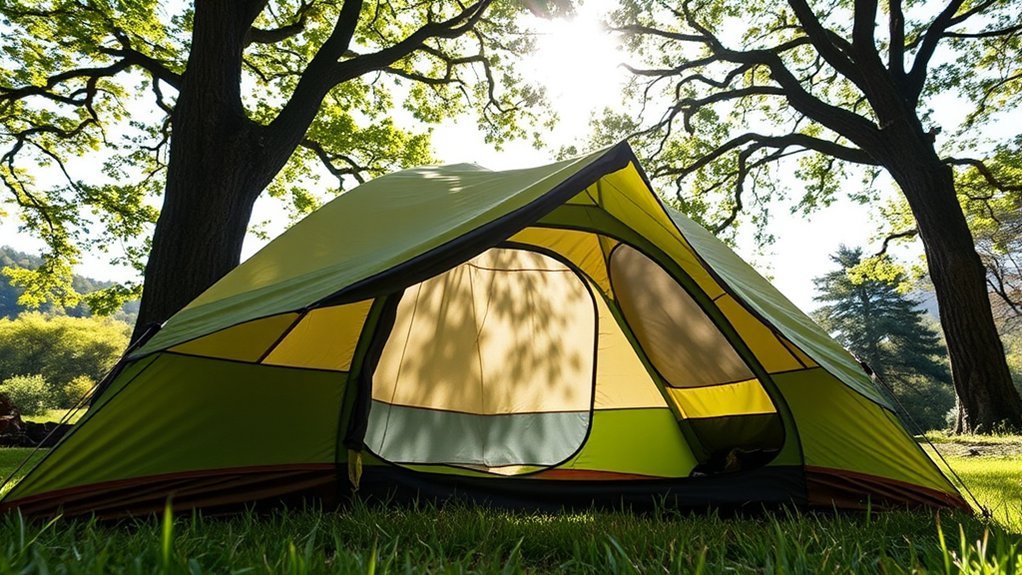 optimize tent airflow direction