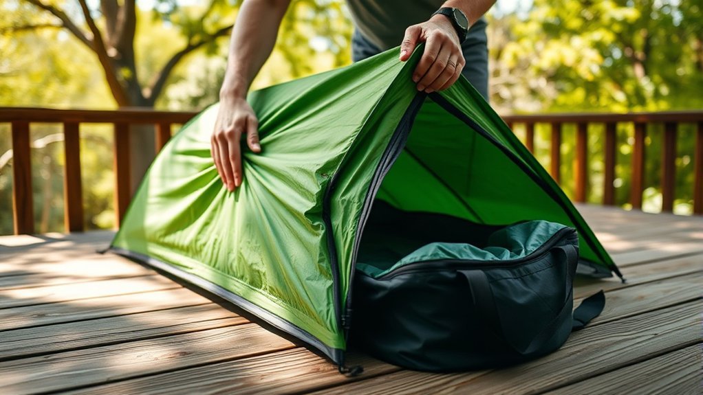 organize fold roll secure