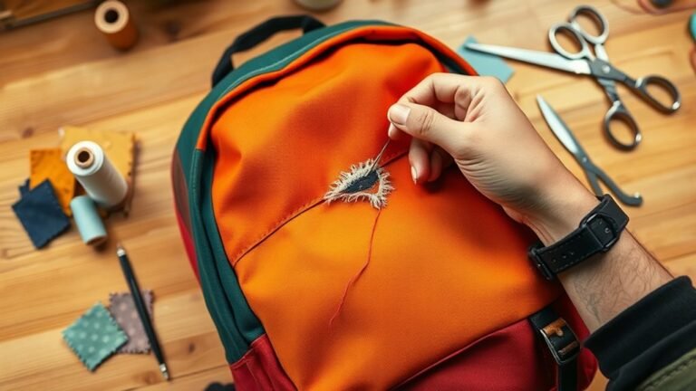patch a backpack hole