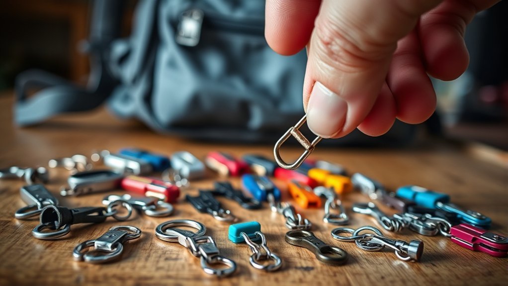 personalize your backpack zipper pull