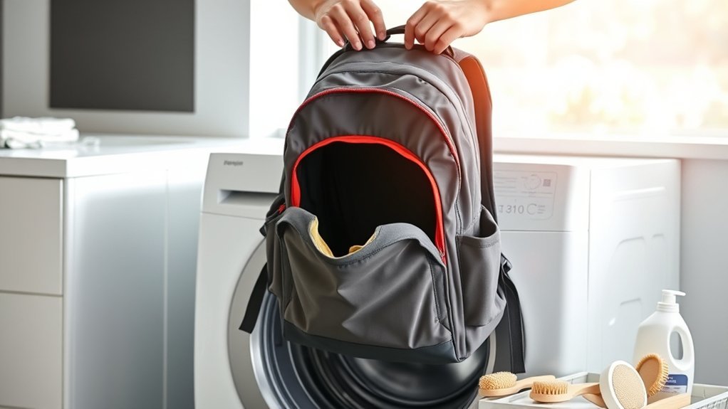 pre treat bag wash carefully