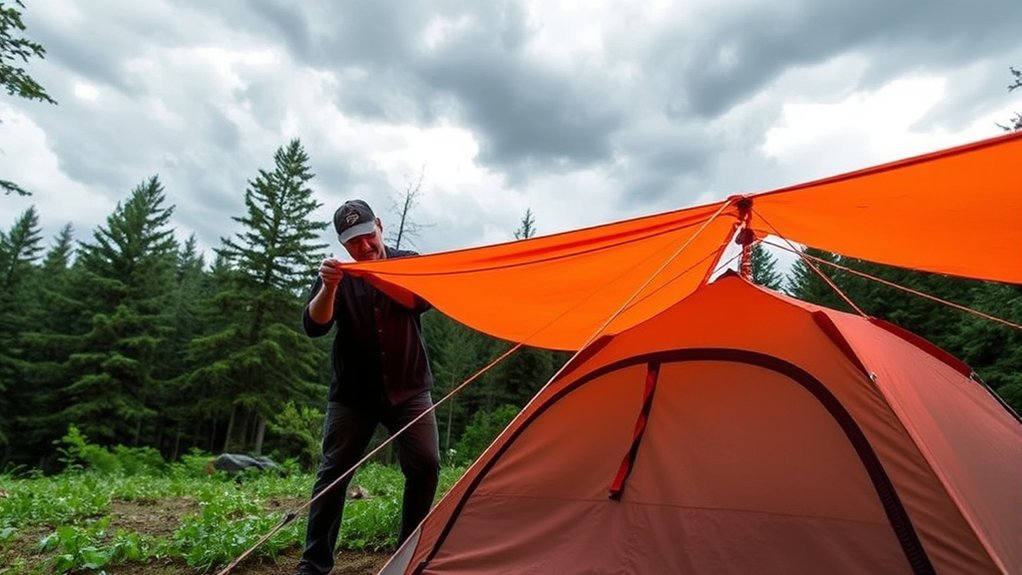 proper rainfly tensioning techniques