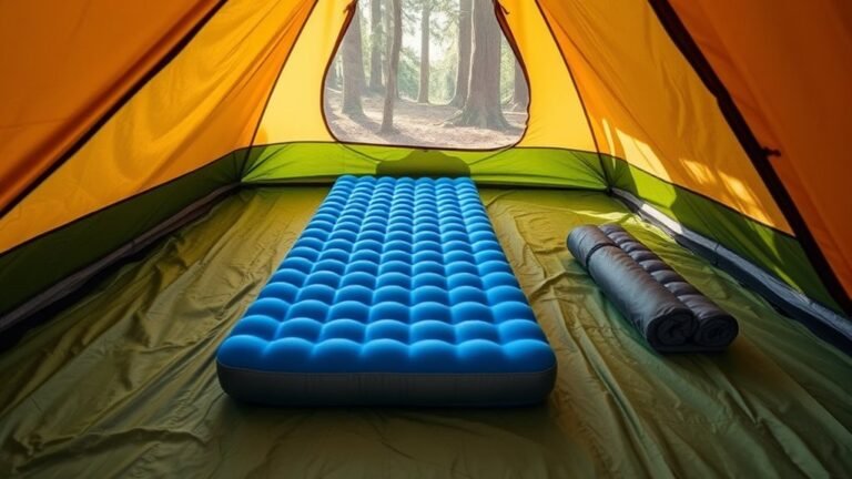 properly arrange sleeping pads