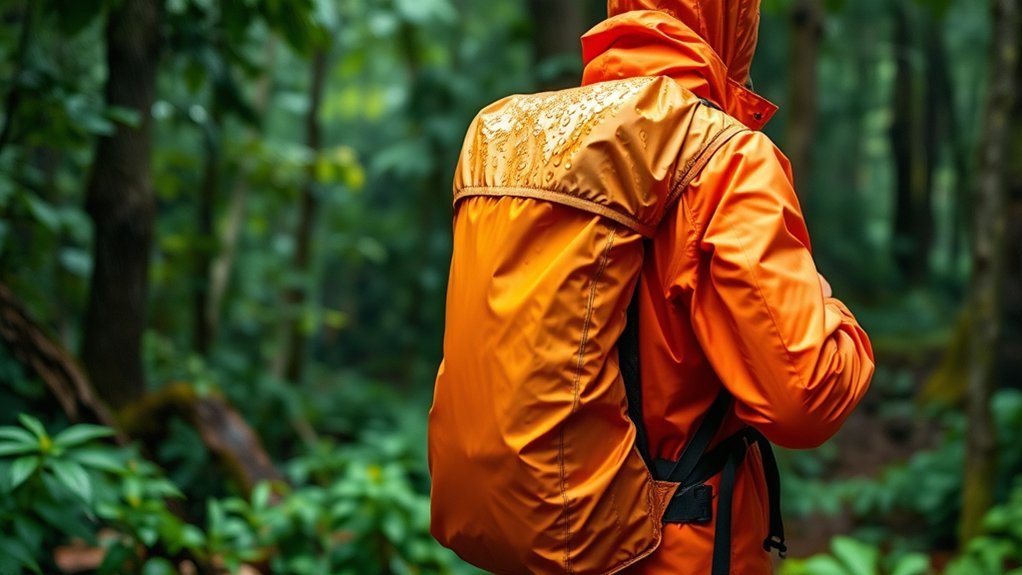 properly fitting rain cover