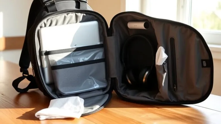 protect electronics in backpack