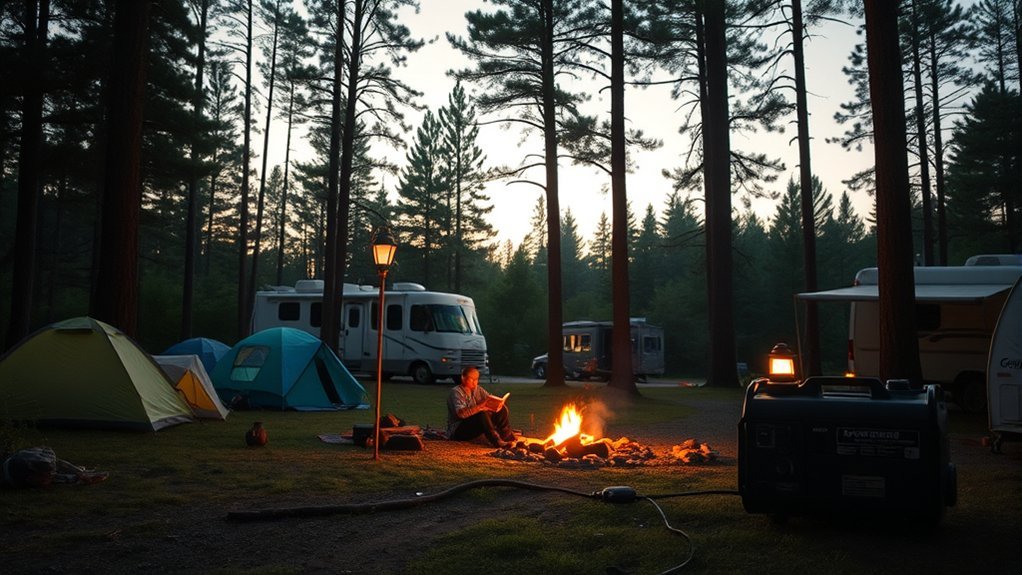 quiet hours respectful camping