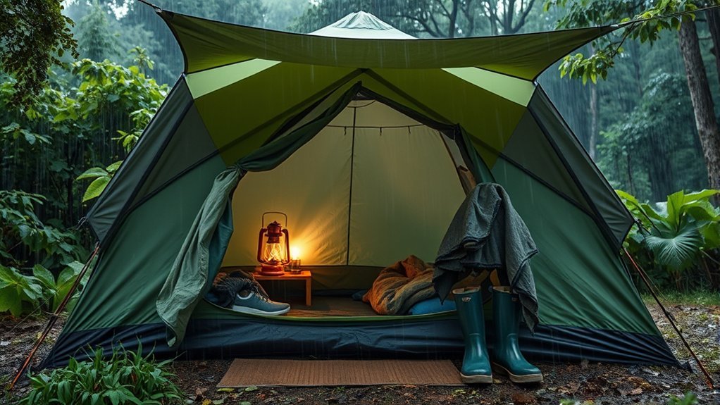 rainy camping gear essentials