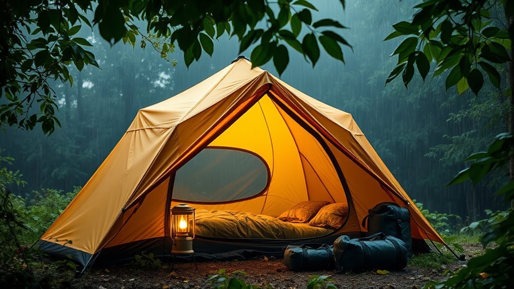 Tent Camping Hacks for Rain: Stay Dry and Comfortable rainy outdoor activities enjoyment