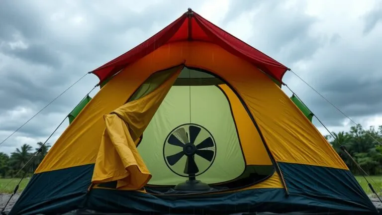 rainy tent ventilation tips