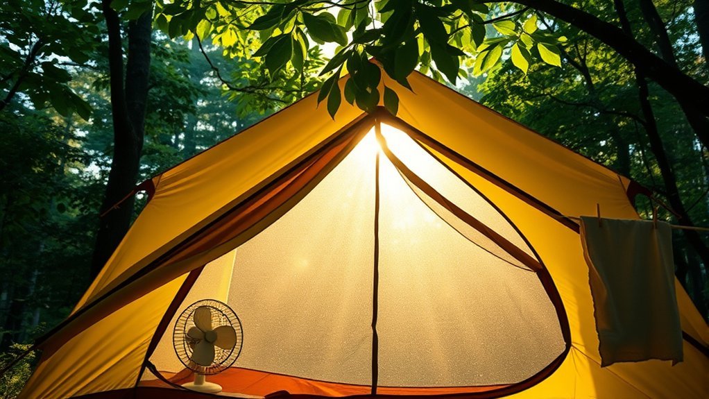 How to Dry Condensation Inside a Tent Quickly regularly open vents