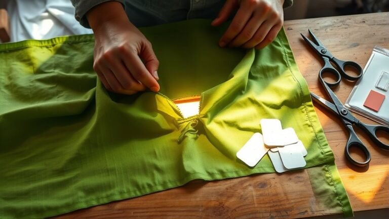 repairing a rainfly damage