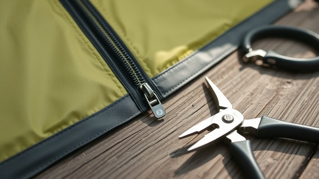 replace zipper pull securely